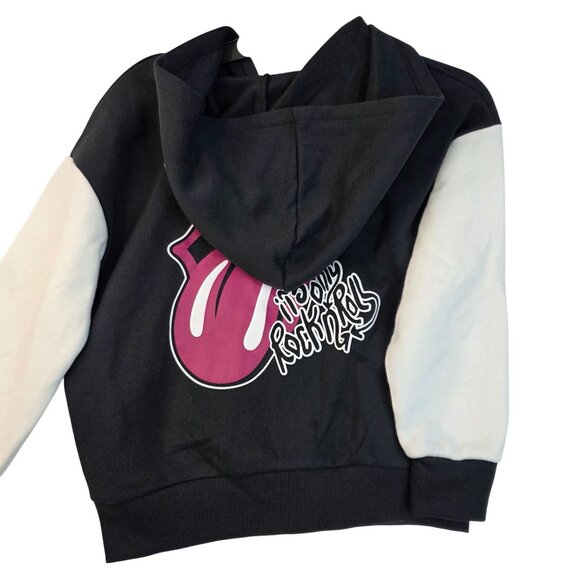 Rolling Stones Girls Graphic Full Zip Hooded Sweatshirt Small New - Picture 5 of 9